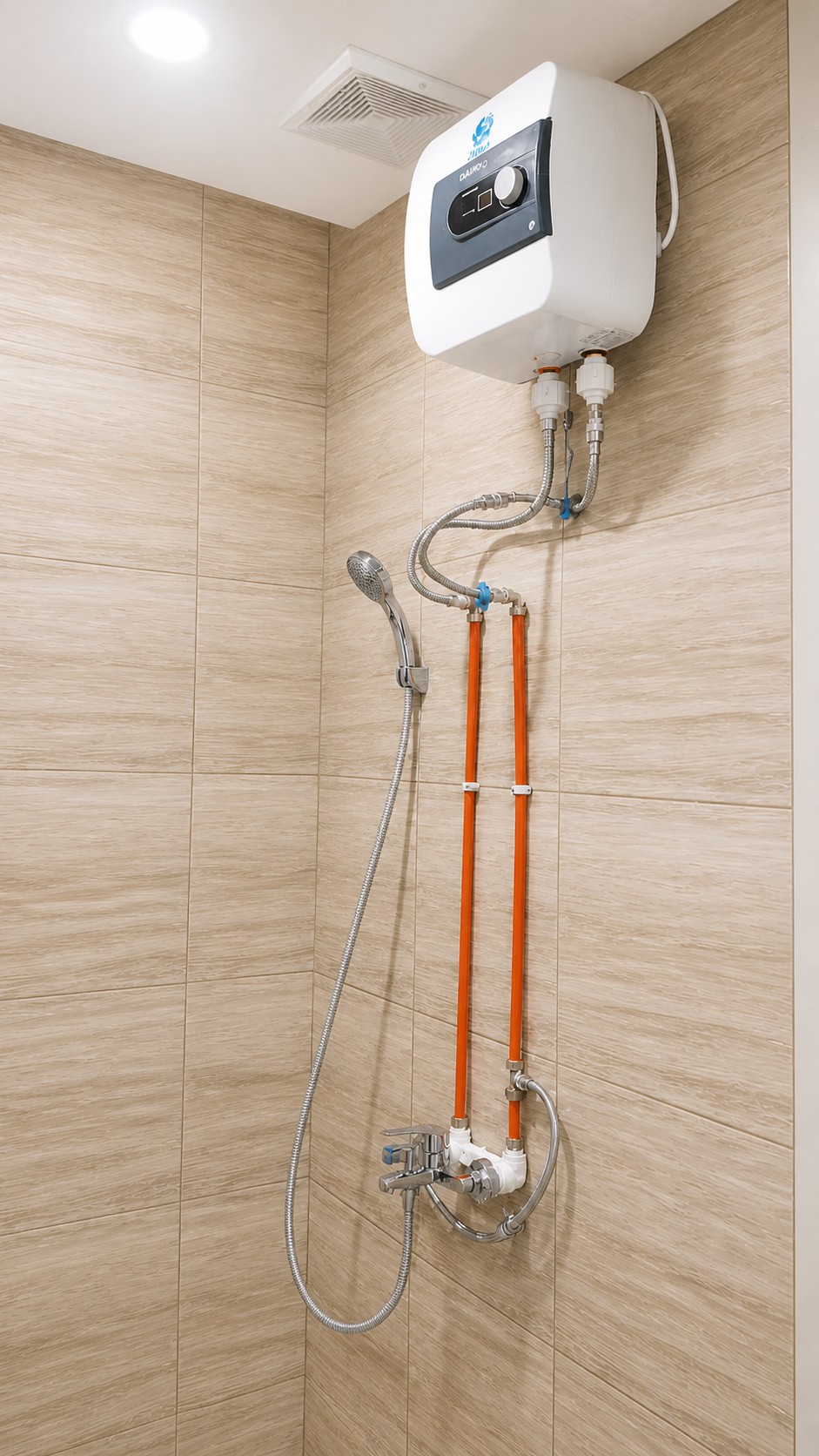 Pemasangan Water Heater Jalur Luar